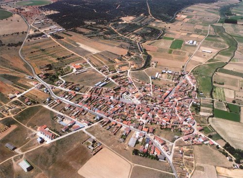 Vista panorámica de Santibáñez de Tera